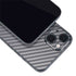Silver Carbon Fiber Specialty Texture Material iPhone 14 Plus Skin